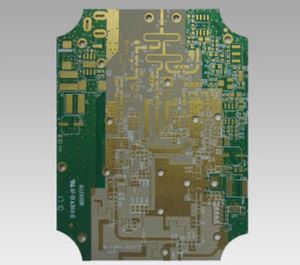 2层4350B材质PCB板制造0.65毫米板厚度50 *50毫米主板尺寸