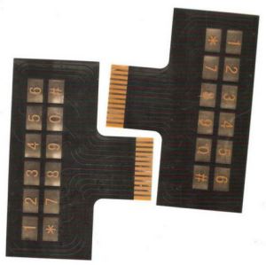 简易双层1mm厚铜材料PCB电路板