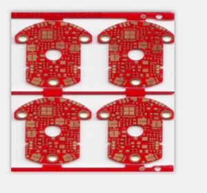 8盎司阻抗控制PCB硬板，带红色焊锡