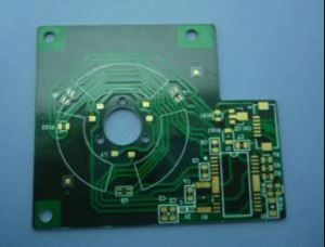 双2.0mm铁基PCB，带绿色焊锡和镀金