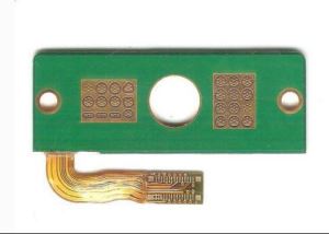智能电子〜1.5mm板厚度，2盎司铜厚，OSP饰面和金手指FR4双面PCB